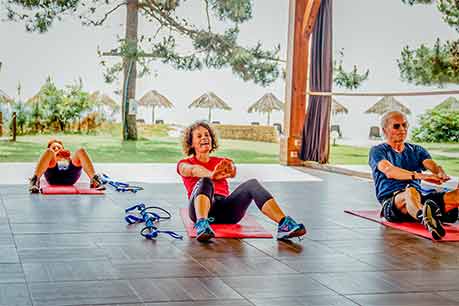 camping avec gymnastique Corse