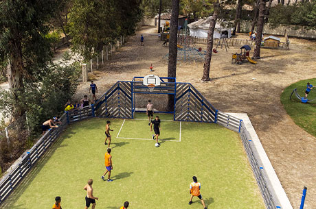 camping en corse terrain de football