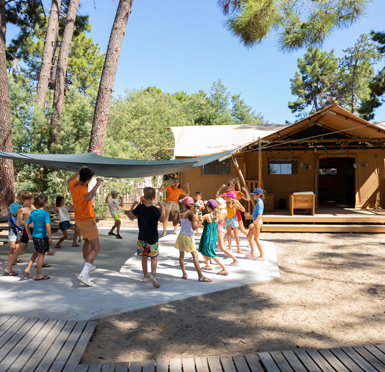 camping avec animations enfants